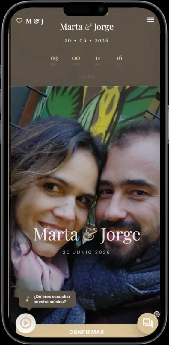 comprimidos/www martayjorge es mobile mockup